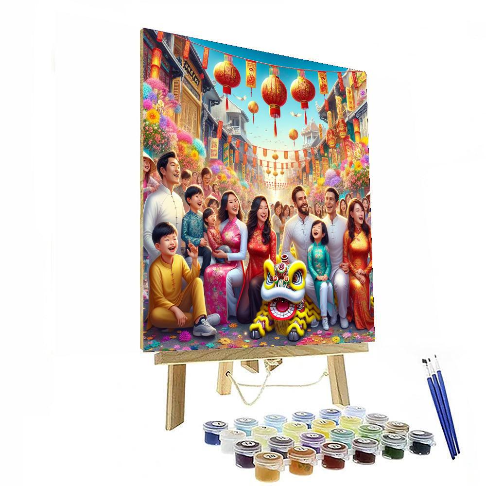 Tet Festival - Ho Chi Minh City, Vietnam Paint By Color