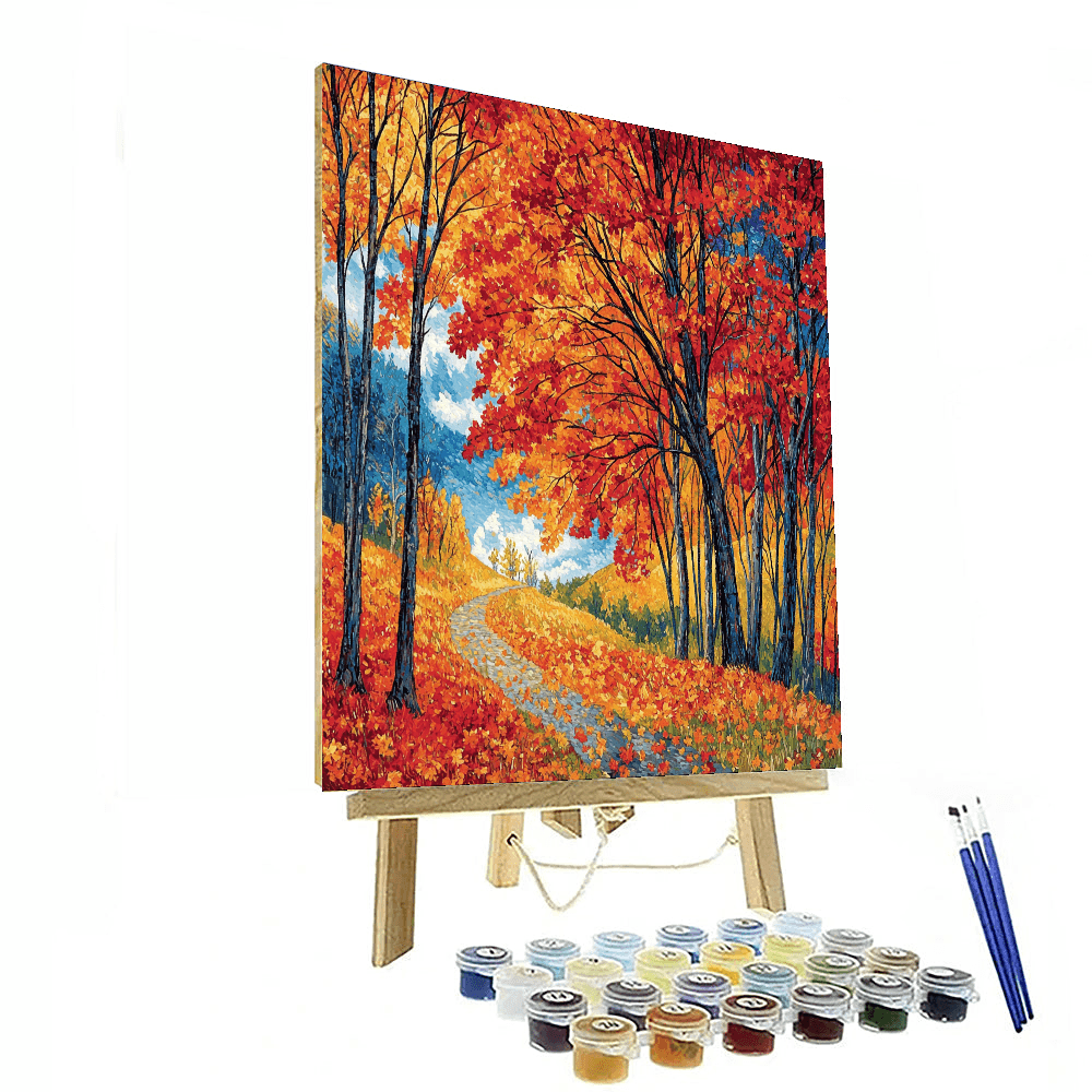 Vincent Van Gogh Inspired Colors Of Autumn  Paint By Numbers Art