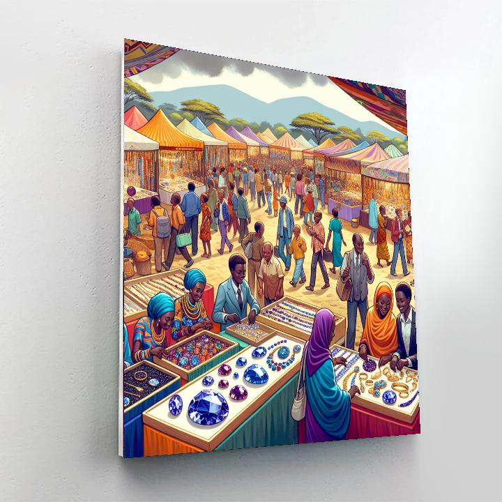 Tanzanite Festival - Arusha, Tanzania Number Painting