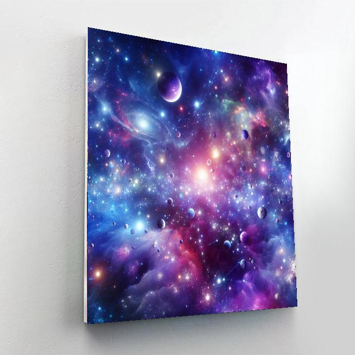 Galactic Starlight Exploration Paint By Color