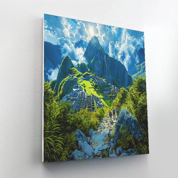 Machu Picchu Mountain - Peru Paint By Number