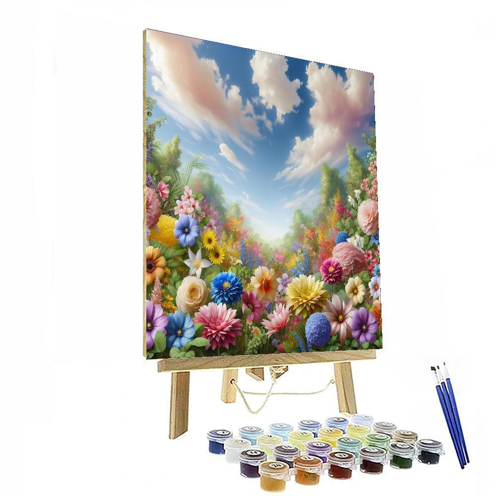 Radiant Garden Oasis Numbered Painting Kits