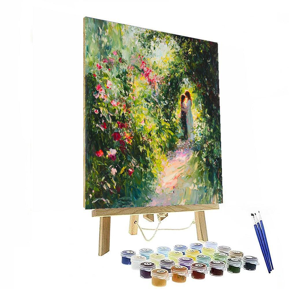Eternal Blooms Of Love Painting By Numbers Kit