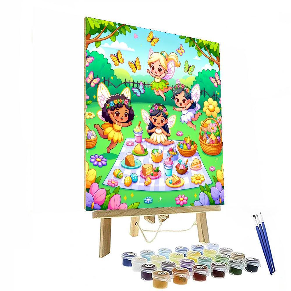 Magical Garden Picnic Paint By Numbers