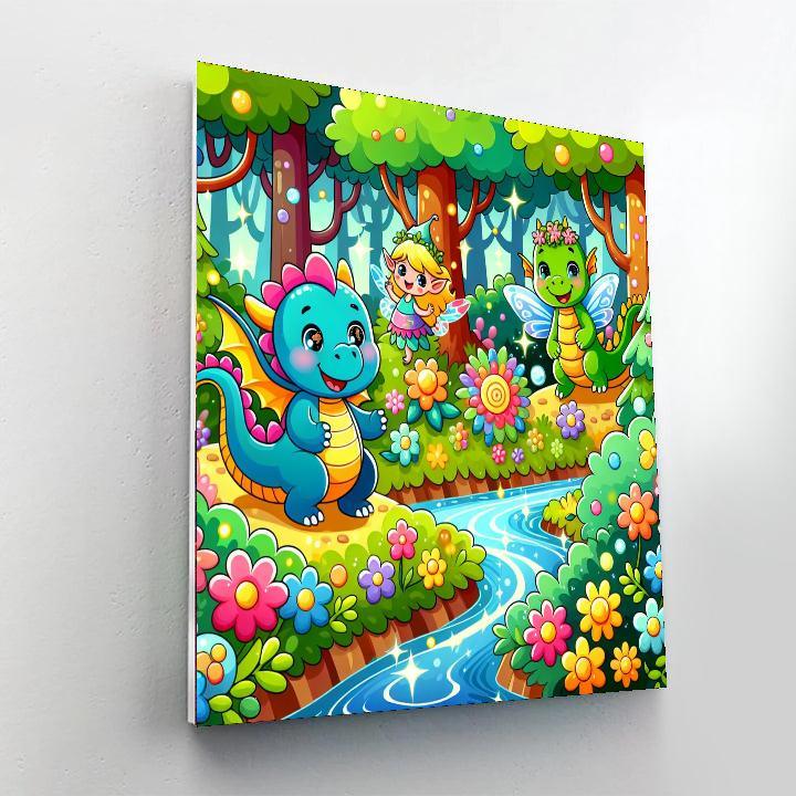 Magical Creature Friends Paint By Color