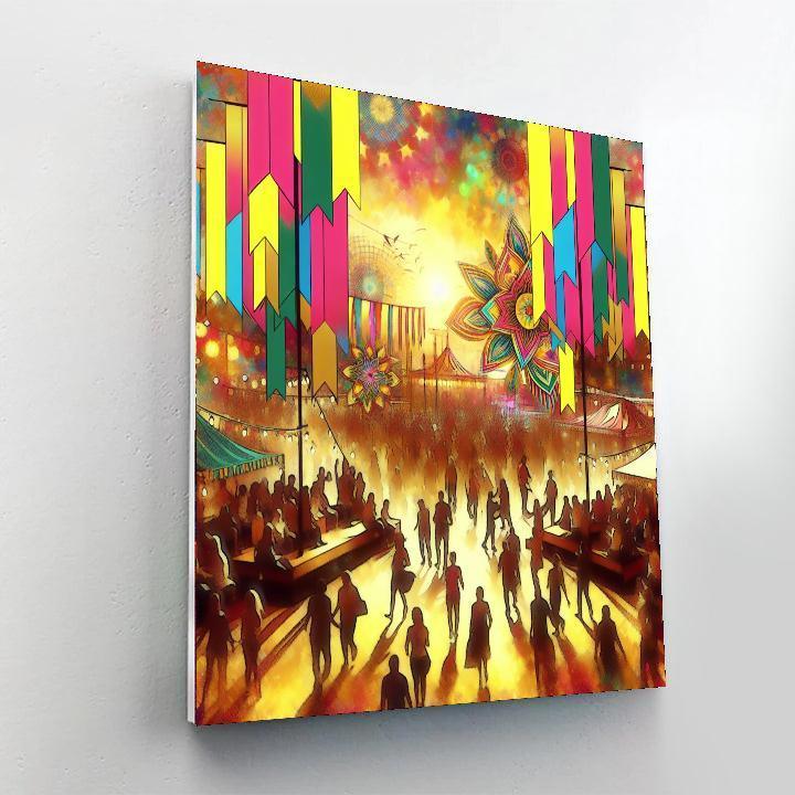 Vibrant Carnival Fiesta DIY Paint By Numbers