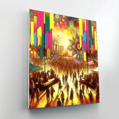 Vibrant Carnival Fiesta DIY Paint By Numbers
