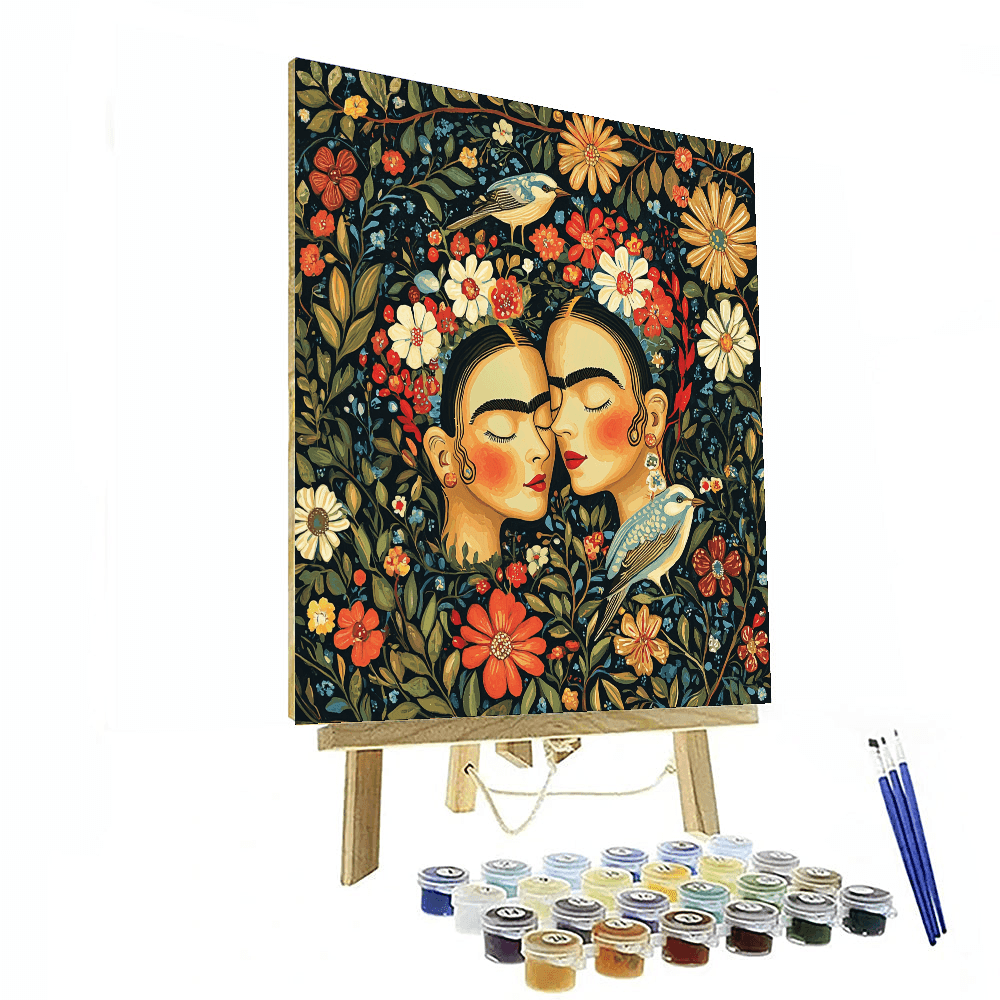 Frida Kahlo Inspired Kahlo's Nature Rebirth  Painting By Numbers Kit