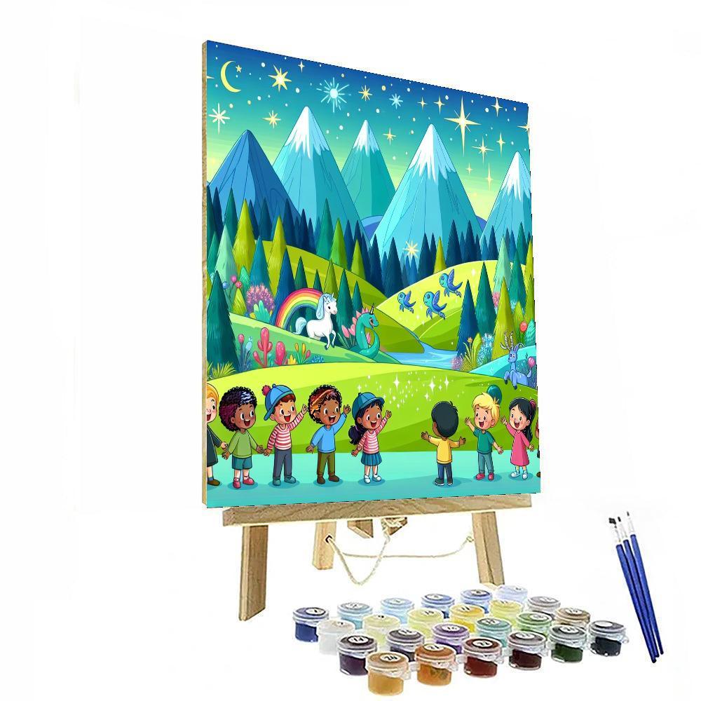 Mythical Creature Discovery Painting Number Kit