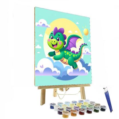 Playful Dragon Paint By Number