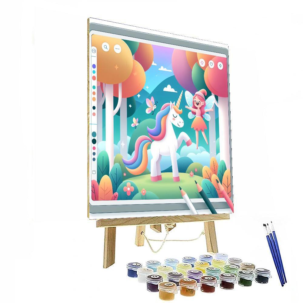 Magic Forest Exploration Paint By Numbers Art