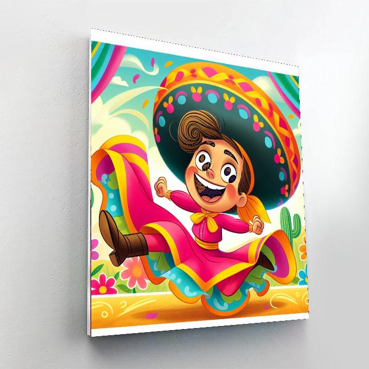 Daring Dancer Painting Number Kit