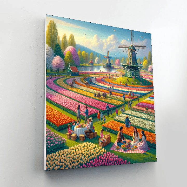 Keukenhof - Netherlands Paint By Color