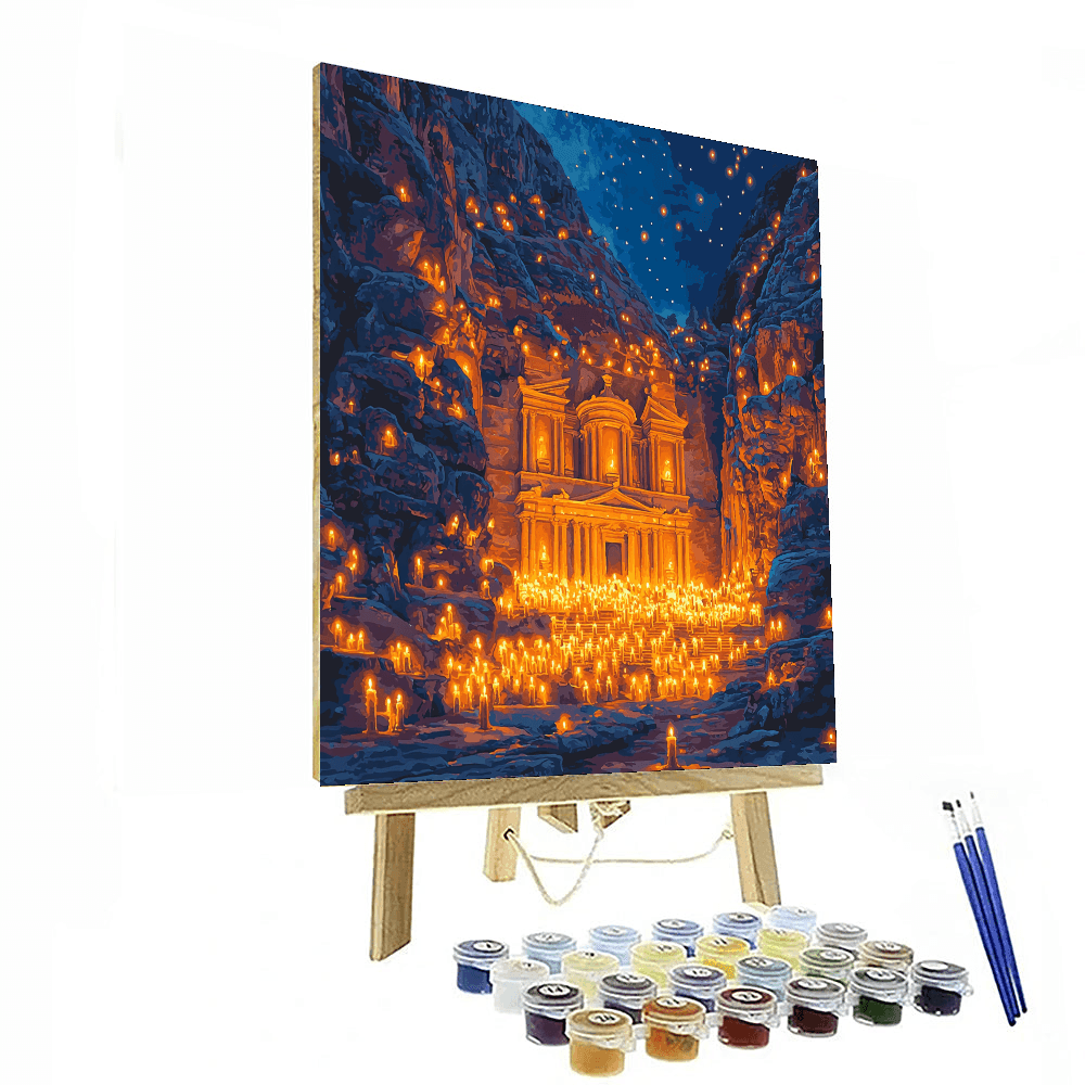 Petra By Night - Jordan Paint By Numbers