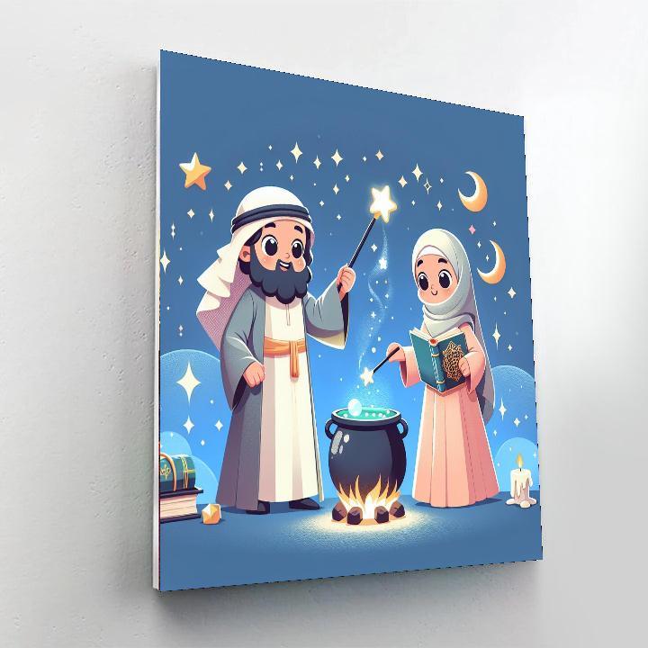 Magical School Of Wizards Paint By Number