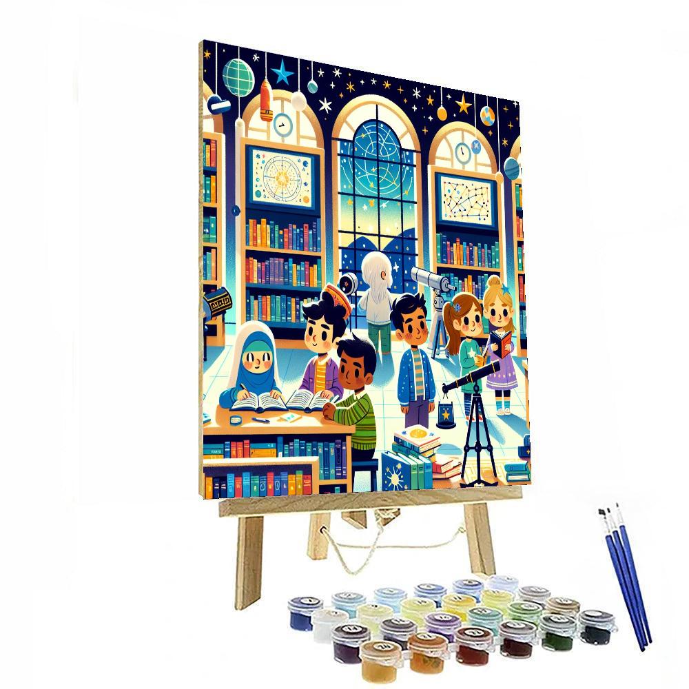 Celestial Library Expedition Paint By Number