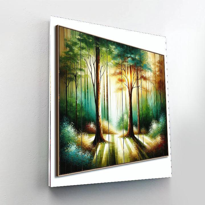 Timeless Forest Serenity Number Painting