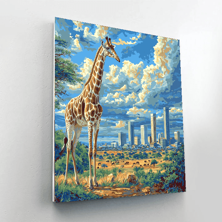 Nairobi National Park Number Painting