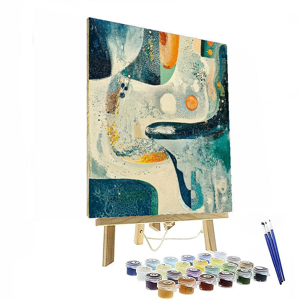 Max Ernst Inspired Ethereal Cosmoscape  Painting Number Kit