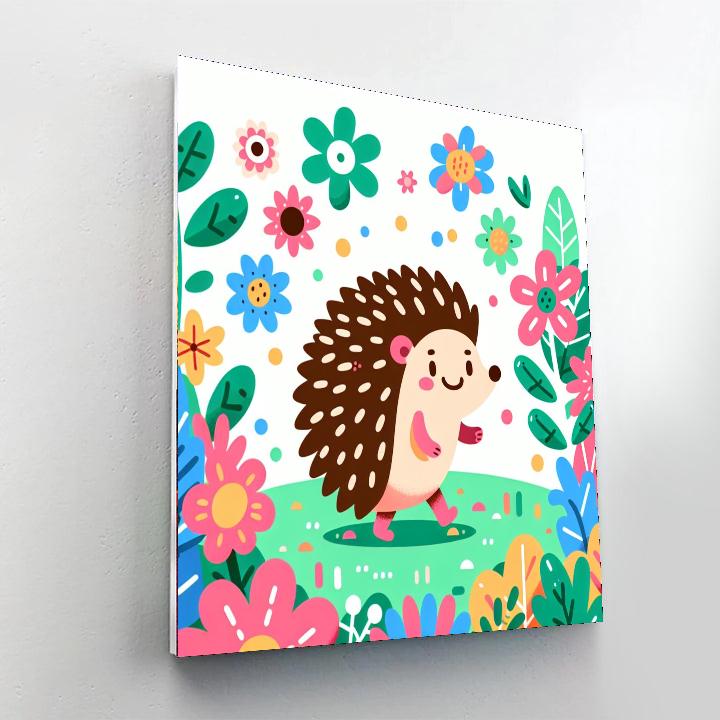 Sweet Hedgehog Numbered Painting Kits