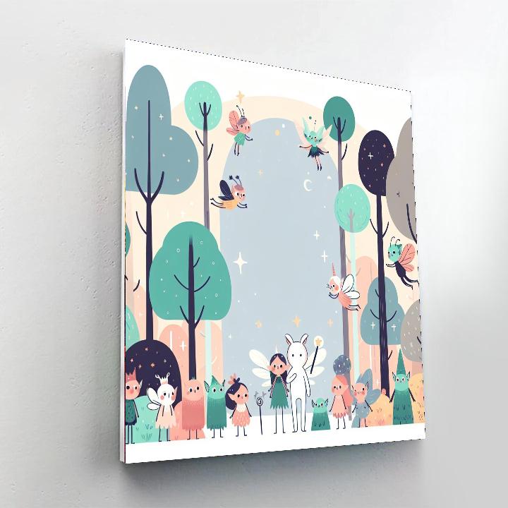 Fairy Tale Forest Escape Painting Number Kit