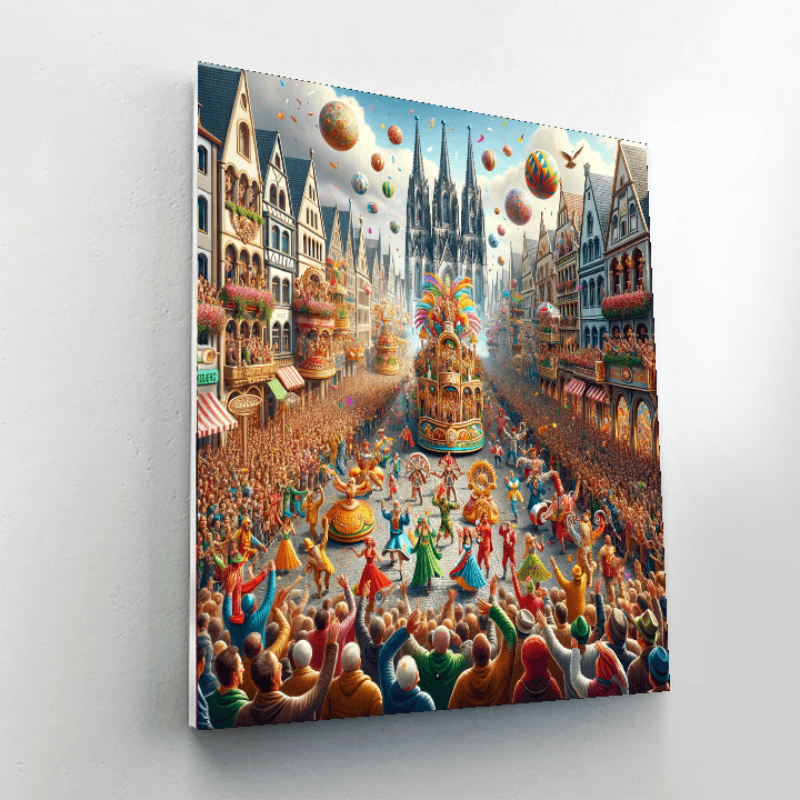 Kölner Karneval Number Painting