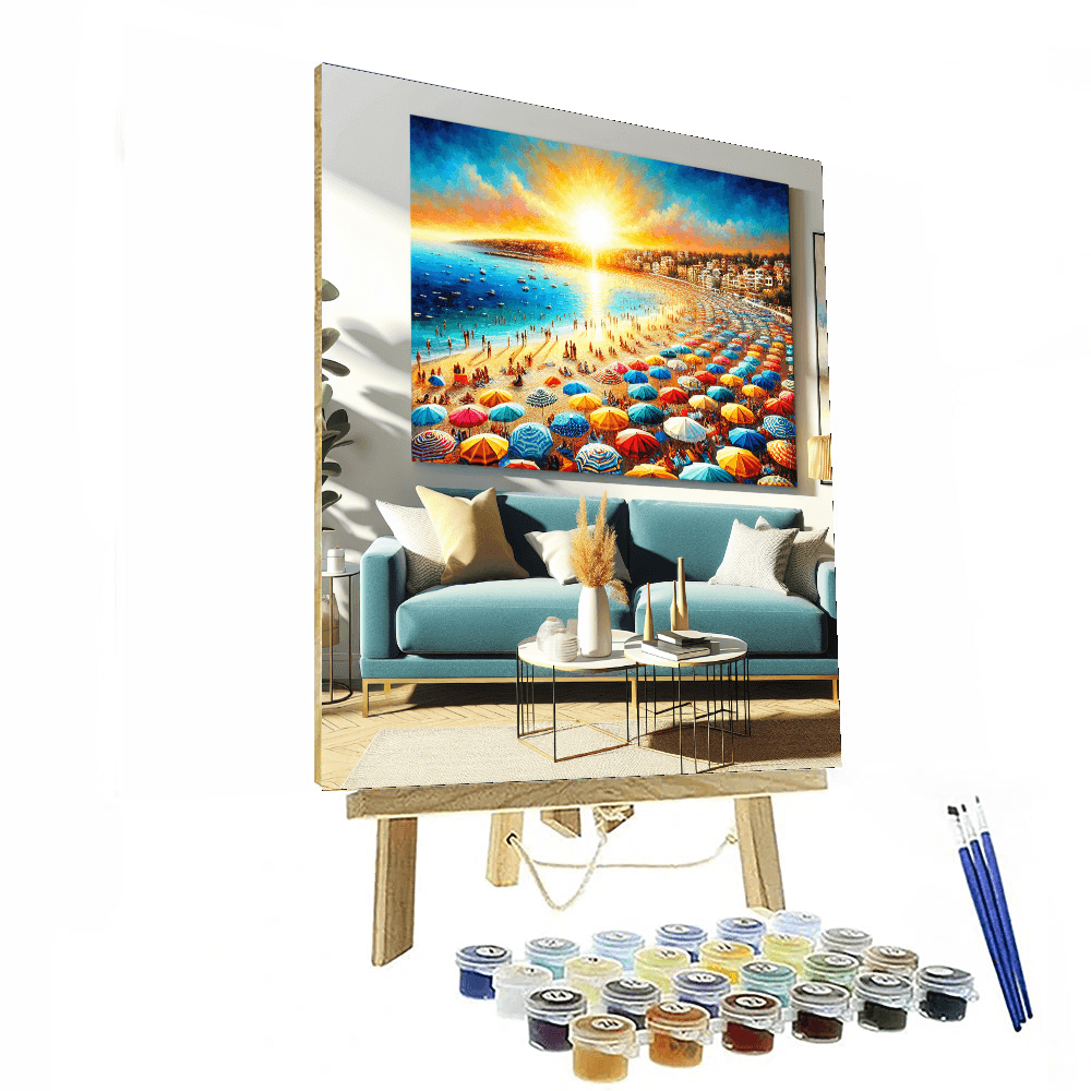 Charming Beach Day Numbered Painting Kits