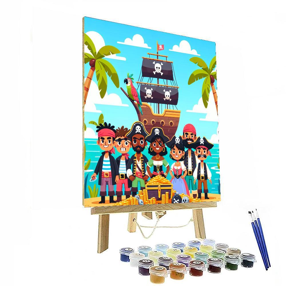 Petite Pirate Island Paint By Numbers Kits