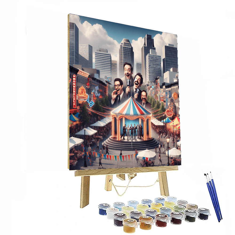 Montreal Just For Laughs Festival - Canada Number Painting