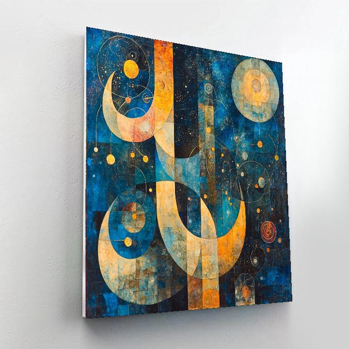 Paul Klee Inspired Celestial Symphonies  Painting Number Kit