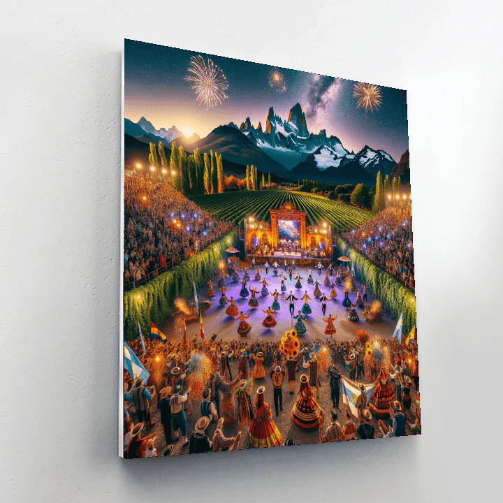 Grape Harvest Festival - Argentina Paint By Numbers Kits