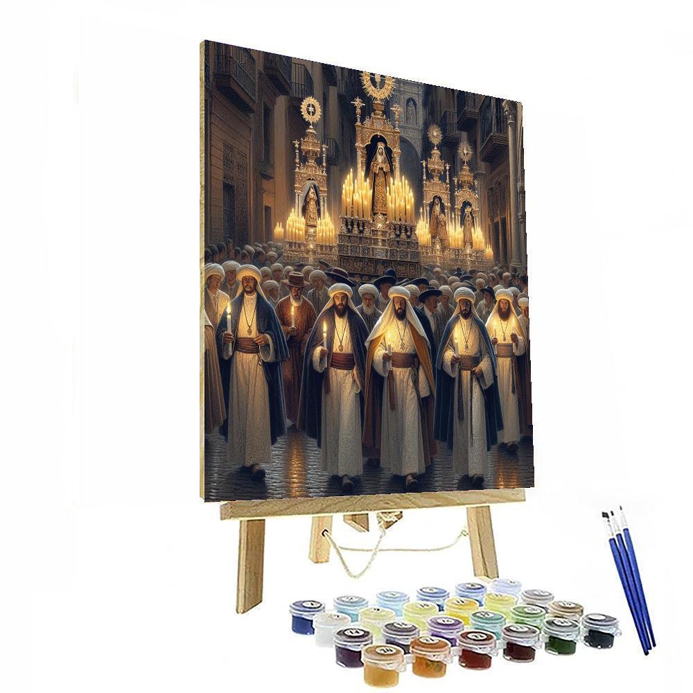 Settimana Santa - Seville Numbered Painting Kits