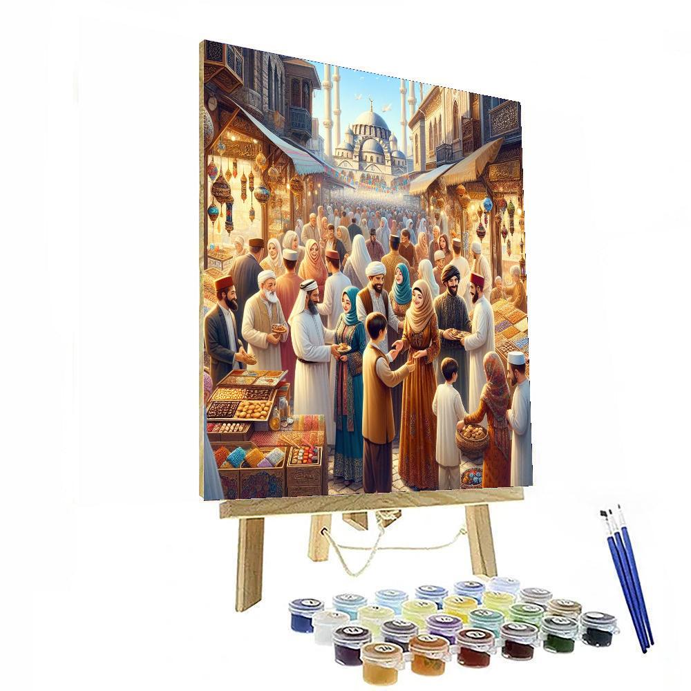 Eid Al-fitr Festival - Turkey DIY Paint By Numbers