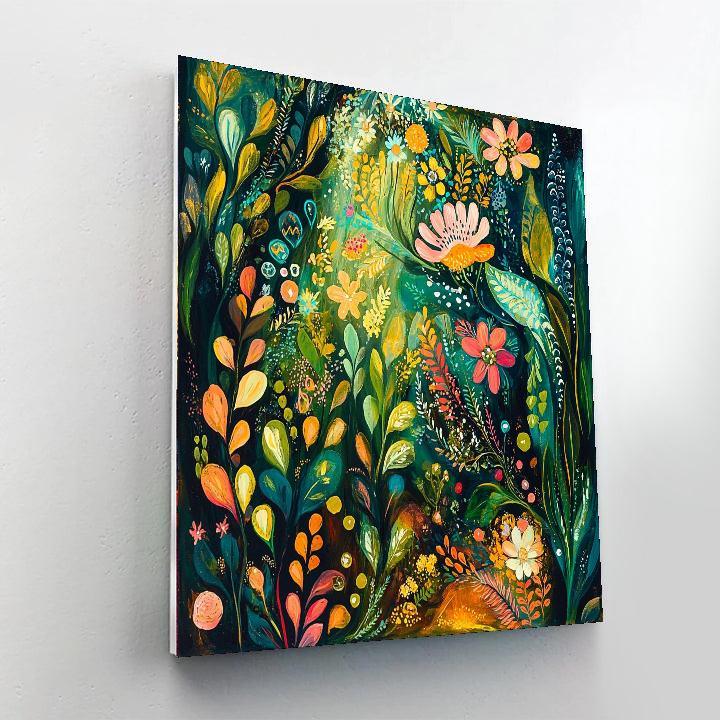 Frida Kahlo Inspired Vibrant Whispers Of Nature  Paint By Numbers Art