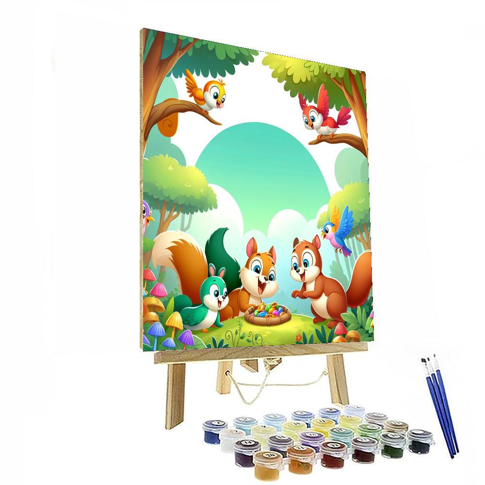 Treetop Treasure Trove Paint By Color
