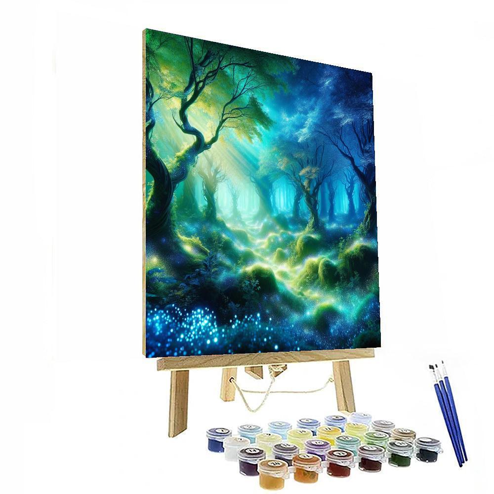 Enchanted Elven Glade Number Painting