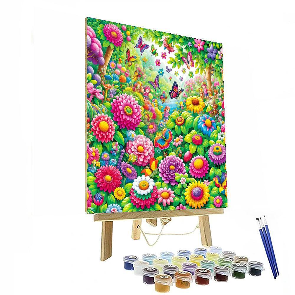 Charming Whimsical Garden - DIY Painting By Numbers Kit – Artistry Rack