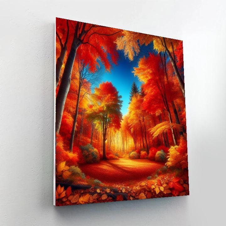 Enchanting Autumn Landscapes Numbered Painting Kits