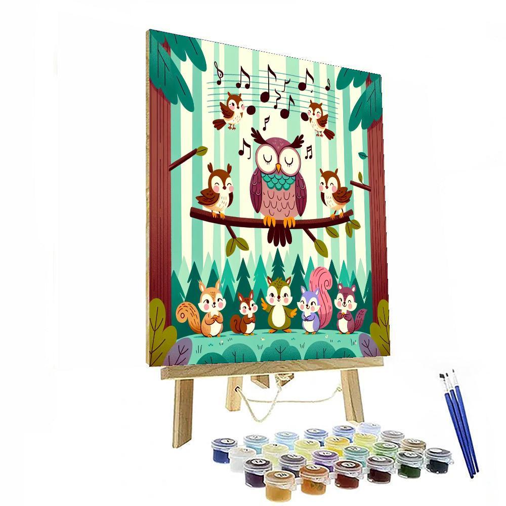 Happy Harmony Hoot Paint By Numbers Kits