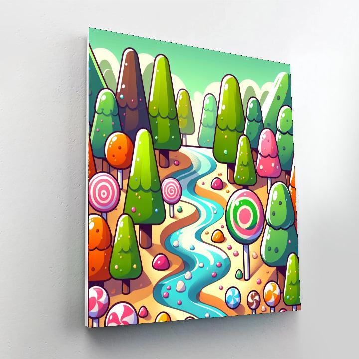 Candy Forest DIY Paint By Numbers