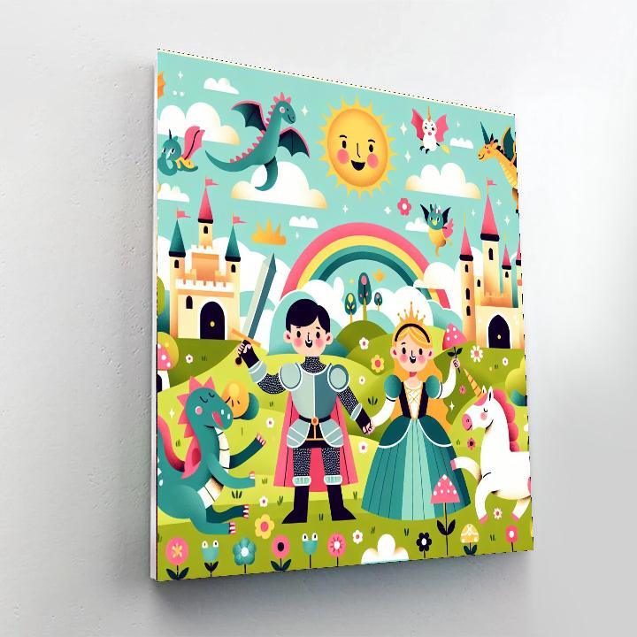 Festive Fairytale Adventure Painting Number Kit