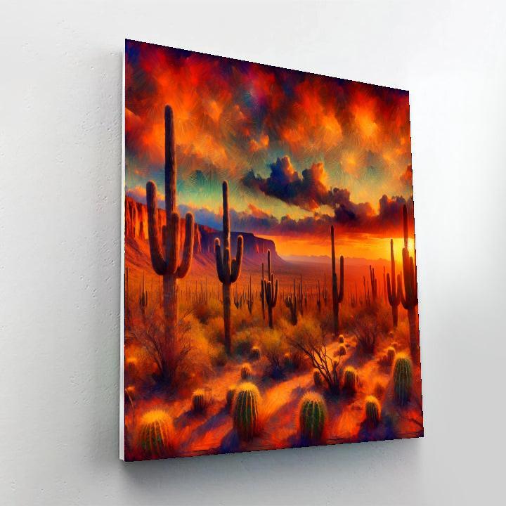 Southwestern Desert Mirage Paint By Numbers