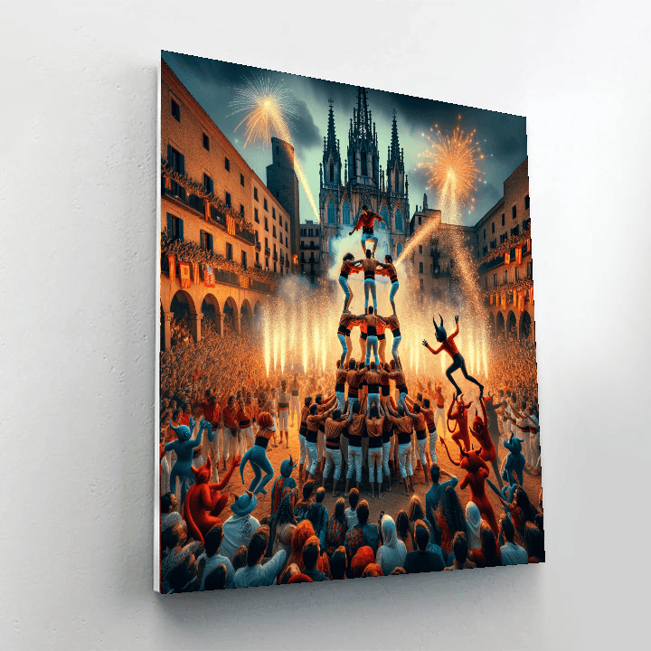 La Mercè - Barcelona, Spain Paint By Number