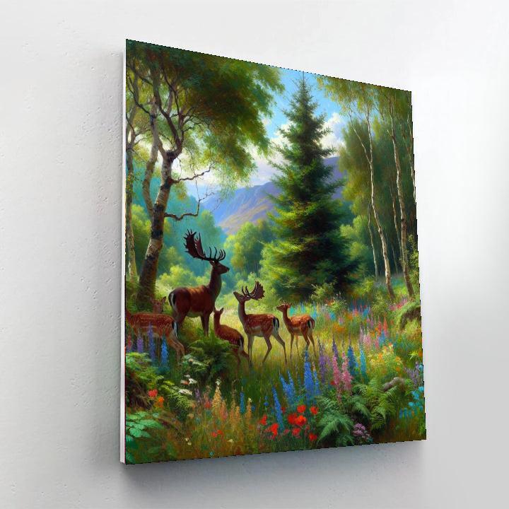 Whimsical Forest Dreams Paint By Number