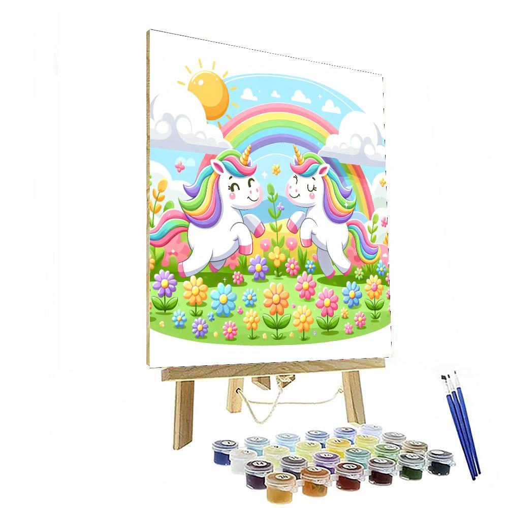 Unicorn Valley Adventure Painting Number Kit