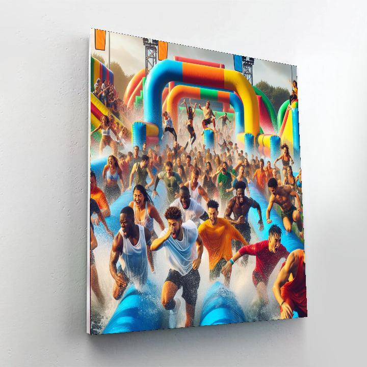 Wipeout Challenge - United States Paint By Numbers Kits