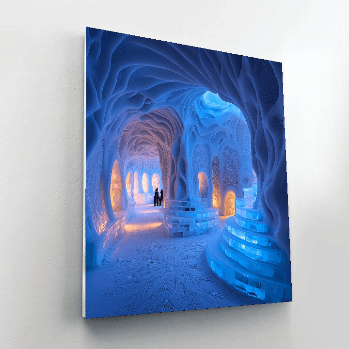 Hokkaido Ice Pavilion Numbered Painting Kits