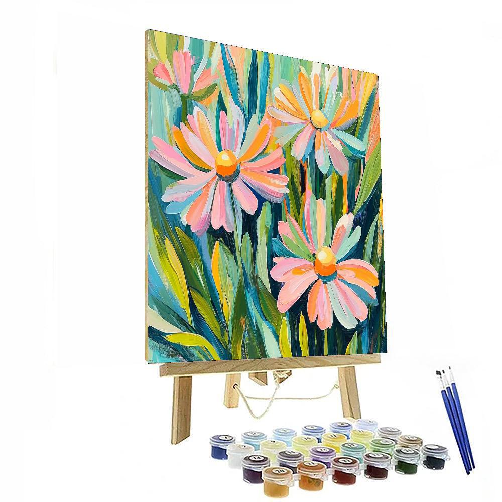Paul Cézanne Inspired Whimsical Blossom Hues  Paint By Numbers Art
