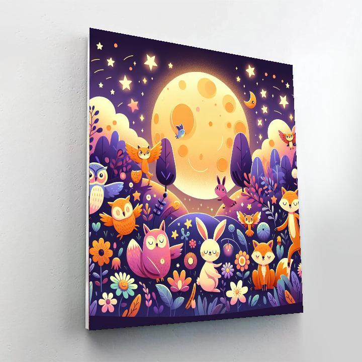 Magical Moonlight Dreams Number Painting