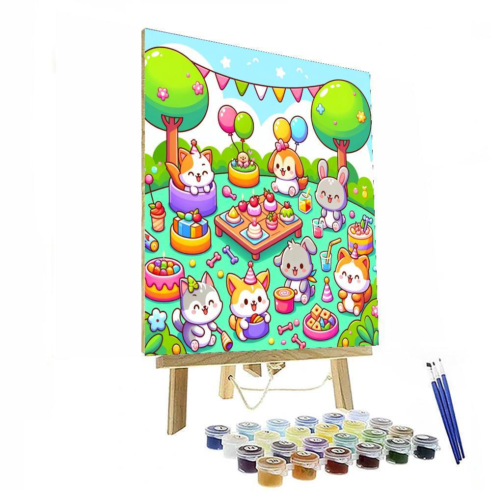 Magical Animal Party Paint By Number